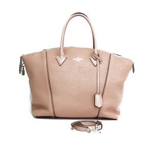 Louis Vuitton Parnacea Lockit Leather Magnolia Pink MM Shoulder Bag